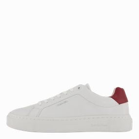 Everyday Sneakers Modern Footwear Cupsole Lace Up W/Ml Lth Bright White/Winery