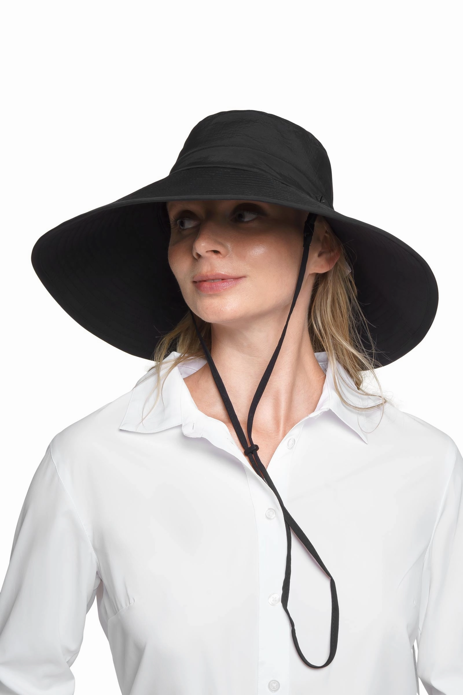 Cyd Travel Beach Hat | Black