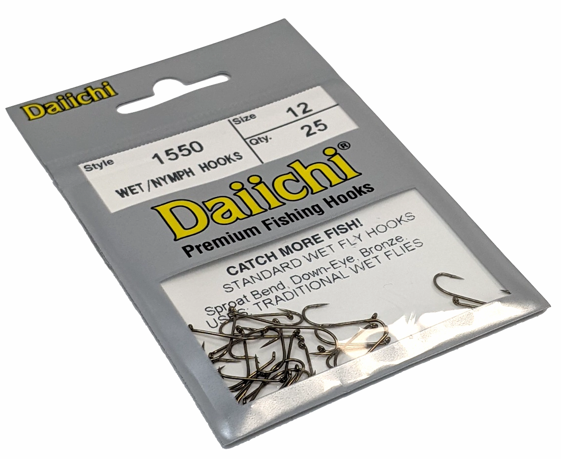 Daiichi 1550 Wet/Nymph Hook 25 pack