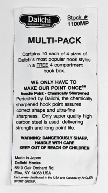 Daiichi 1710 Hook Multi-Pack 8-14