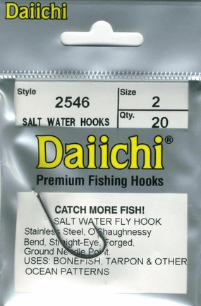 Daiichi 2546 Stainless Saltwater Hook 20 pack