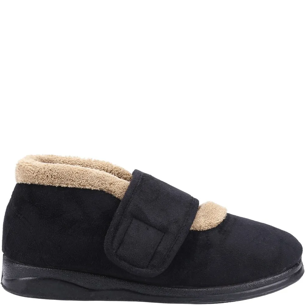 Canvas Shoes Easy Clean Mirak Jeane Touch Fastening Bootee