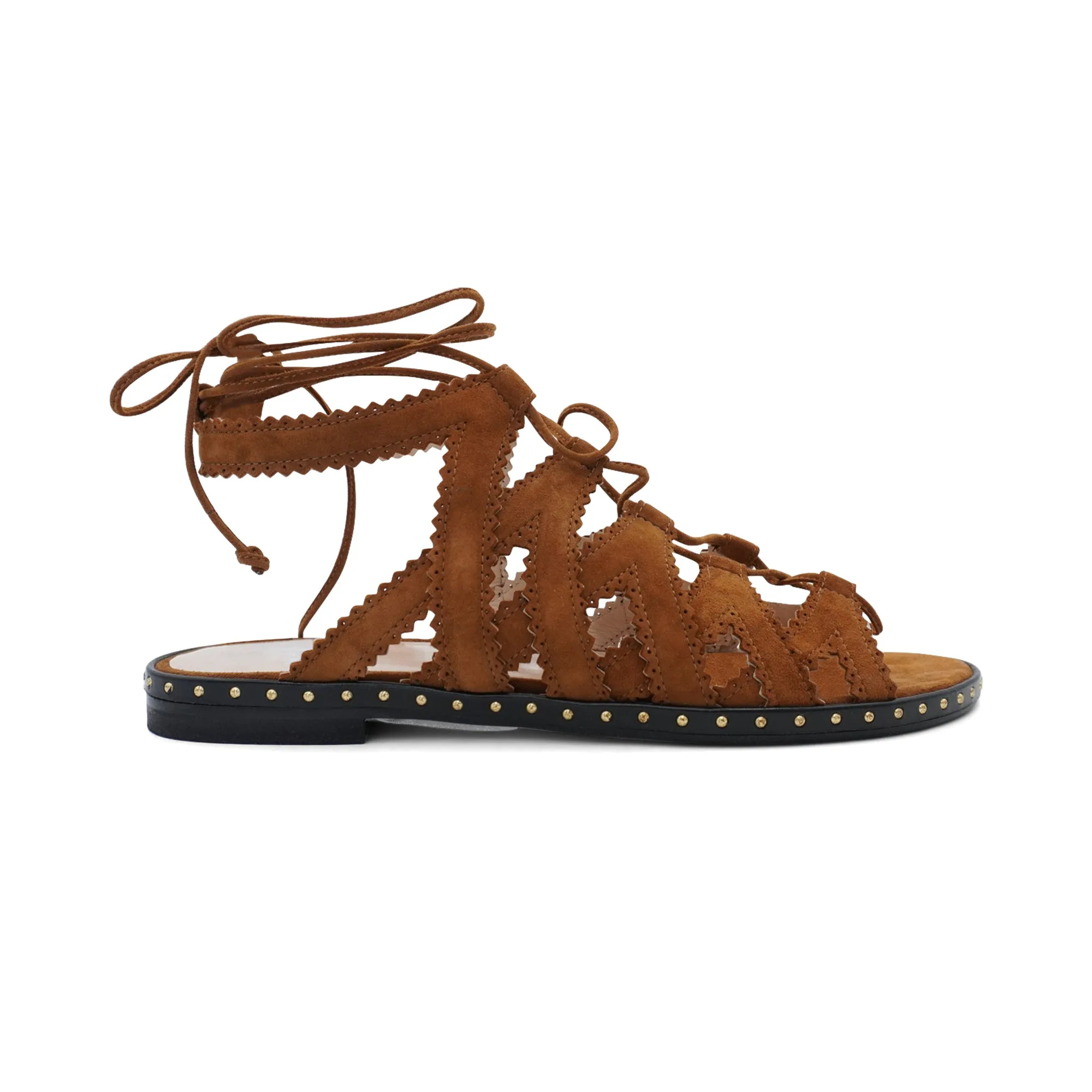 Machine Washable Comfortable Footwear Off-White Gladiator Sandals - Women'S 39