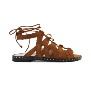 Machine Washable Comfortable Footwear Off-White Gladiator Sandals - Women'S 39