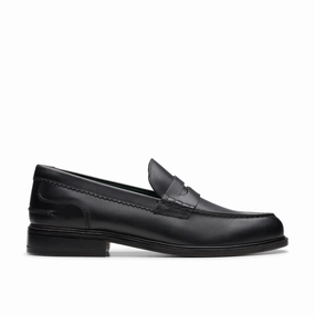Minimal Footwear Clarks | Loafers | Men | Craftjames Lo Black Leather | Black
