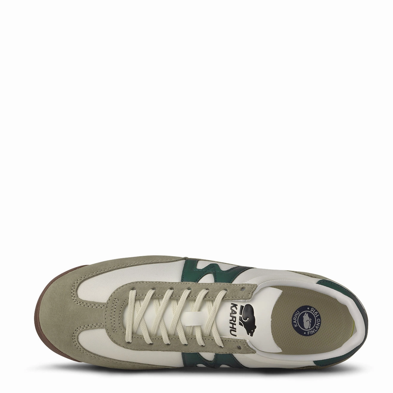 Karhu Mestari Trainer Abbey Stone / Rainforest Grippy Traction Easy On/Off