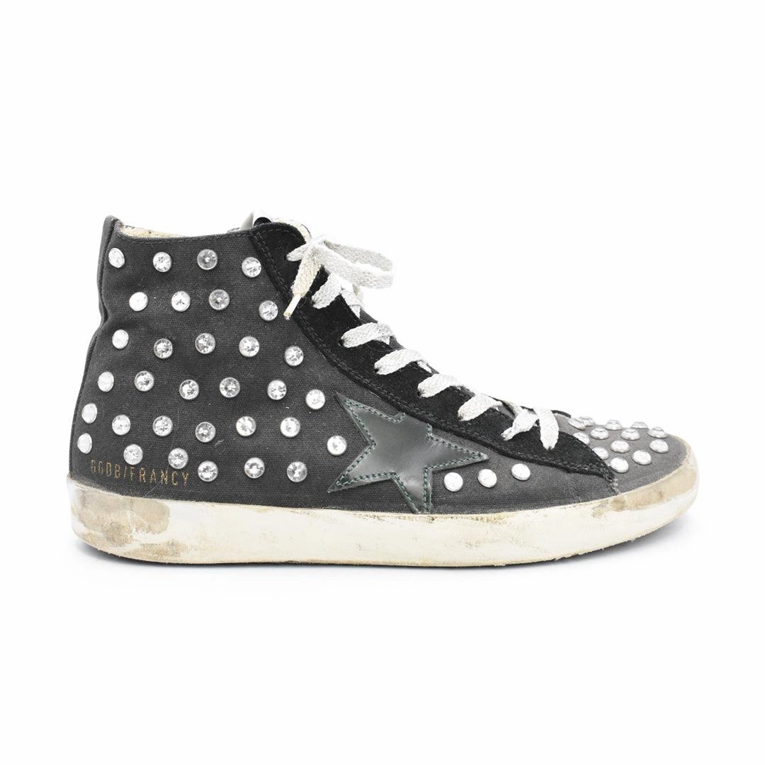 Leather Shoes Water Resistant Golden Goose 'Francy' Sneakers - Women'S 37
