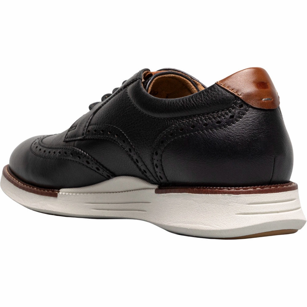 Florsheim Launch Wingtip Oxford Black Multi Men'S Shoes Versatile Footwear