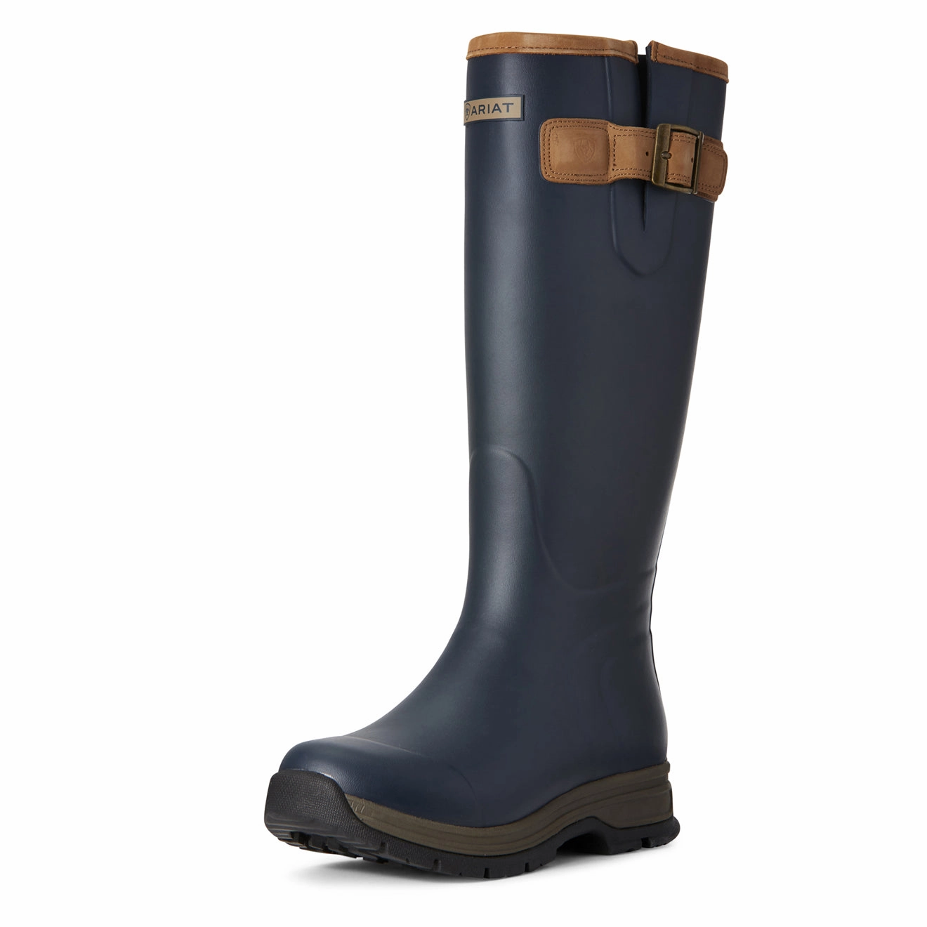Ariat Womens Burford Wellington Navy Comfort Sole Functional Footwear