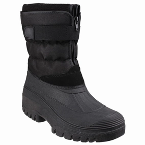 Cotswold Chase Touch Fastening And Zip Up Winter Boot Durable