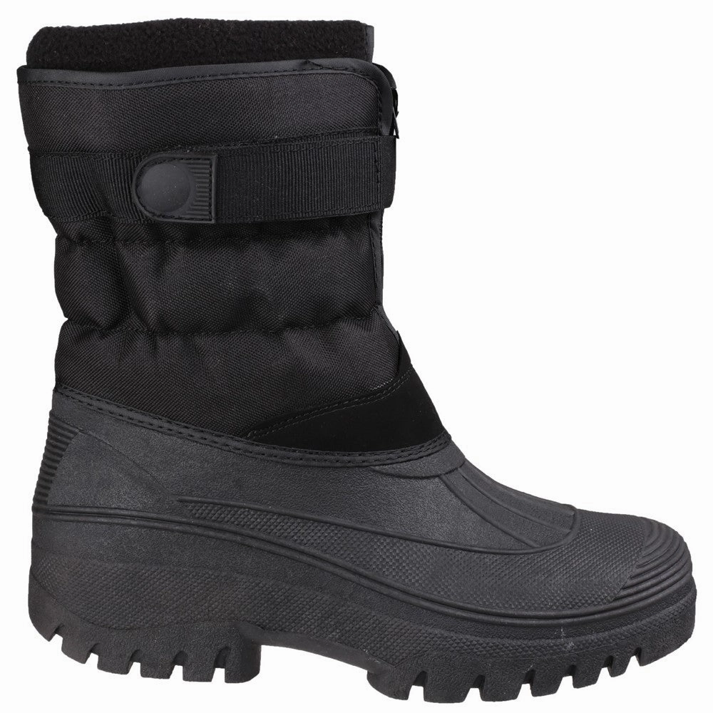 Rugged Sole Daylong Comfort Cotswold Chase Touch Fastening And Zip Up Winter Boot