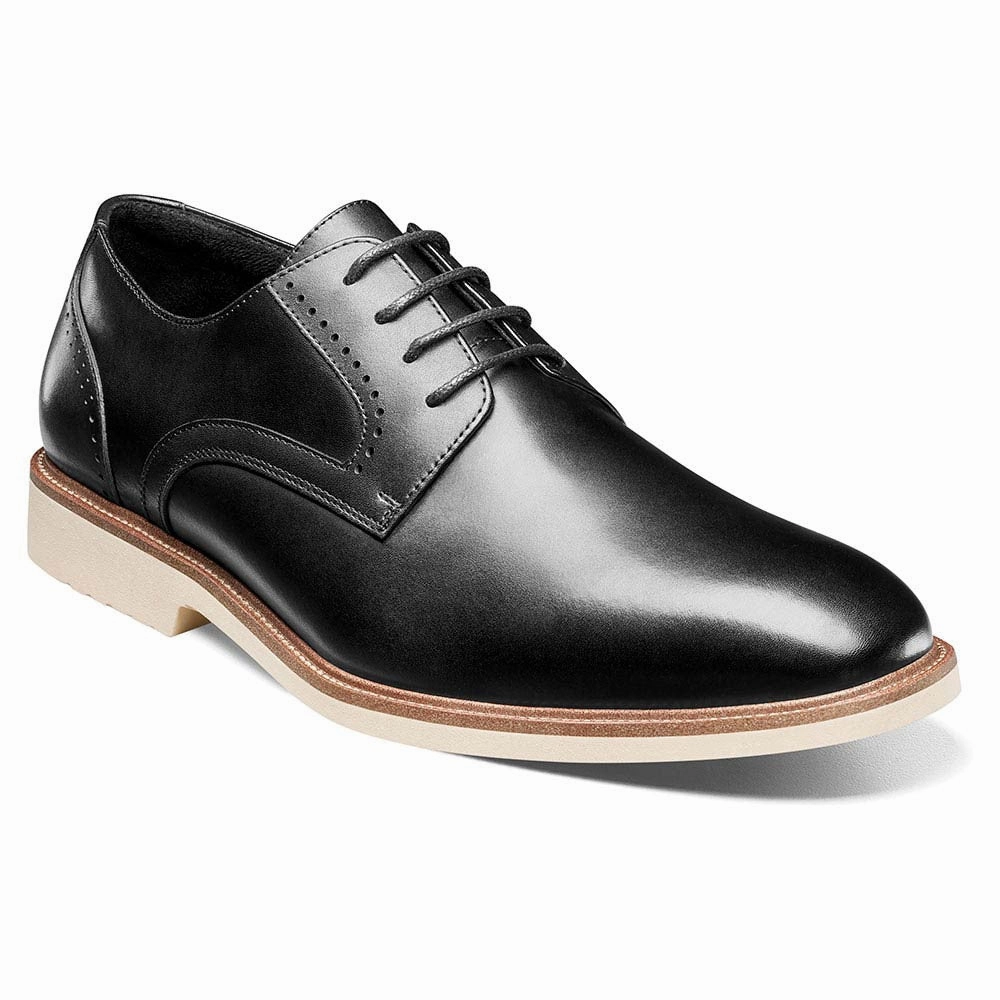 Stacy Adams Wescott Black Men??S Plain Toe Oxford Dress Shoes Cushioned