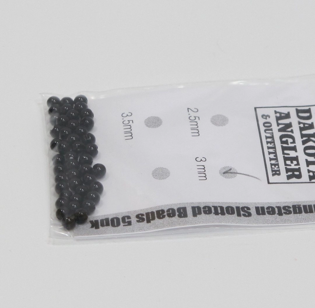 Dakota Angler and Outfitter Tungsten Slotted Beads 50 Pack