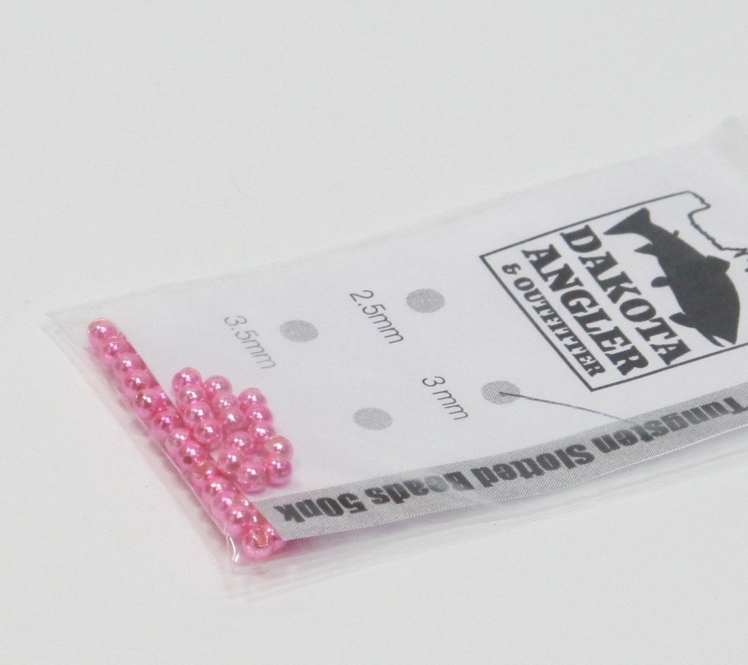 Dakota Angler and Outfitter Tungsten Slotted Beads 50 Pack