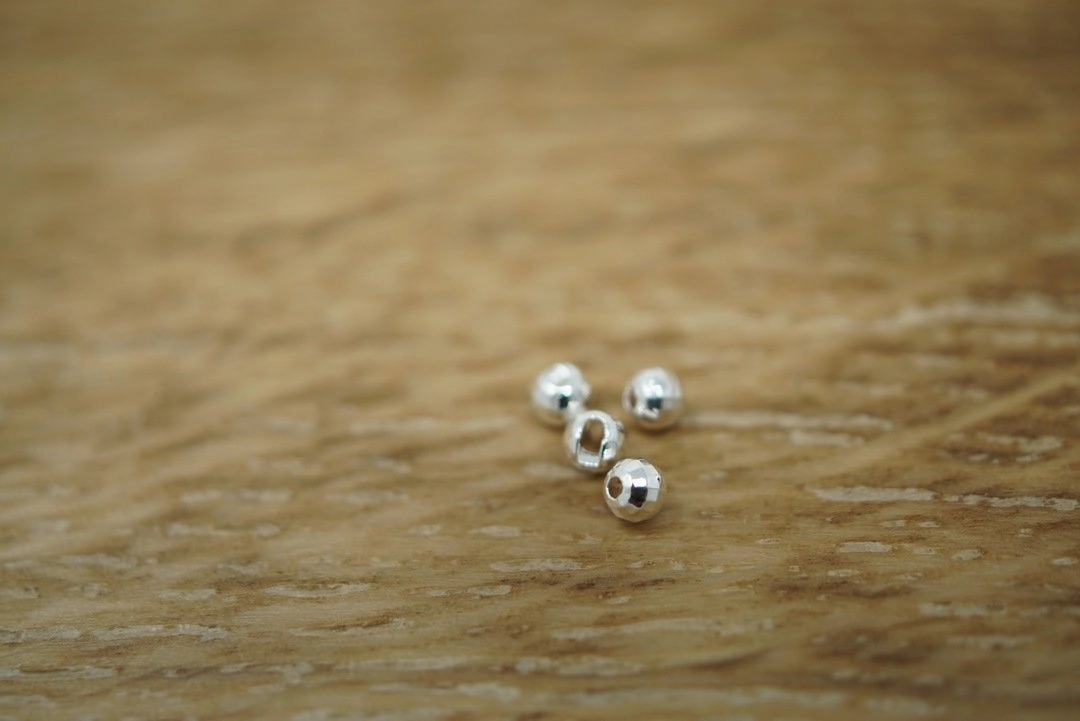 Dakota Angler Slotted Diamond Tungsten Beads 50 pack