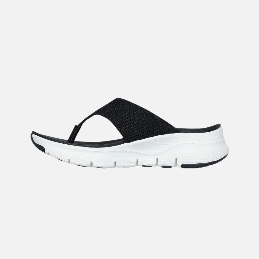 All Day Support Skecher Ach-Fit Easy Day Women Slipper -Black