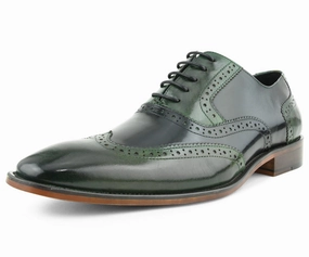 Leather Shoes Ag100 Green
