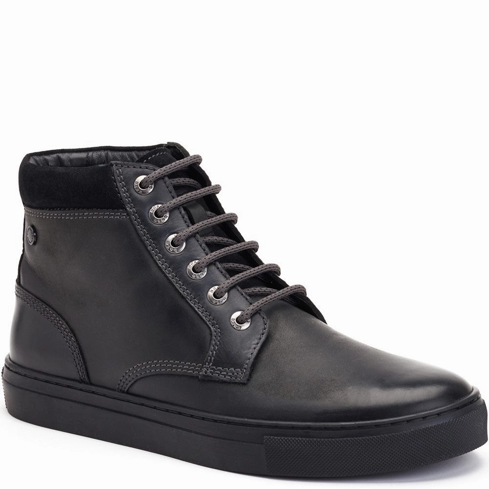 Base London Cabbie Pull Up Boots Relaxed Fit Footwear