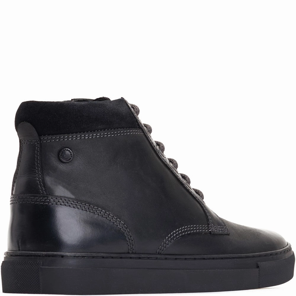 Base London Cabbie Pull Up Boots Unisex Wide Fit