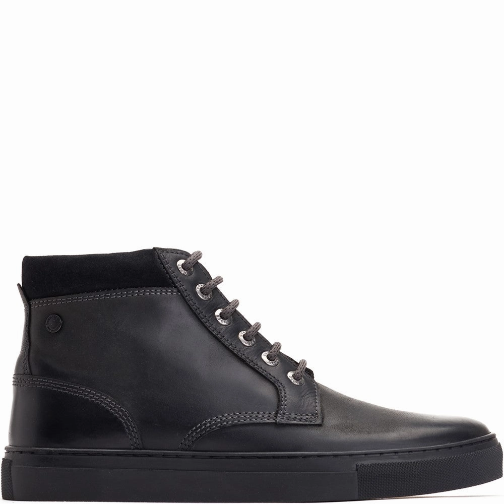 Base London Cabbie Pull Up Boots Essential Footwear Timeless