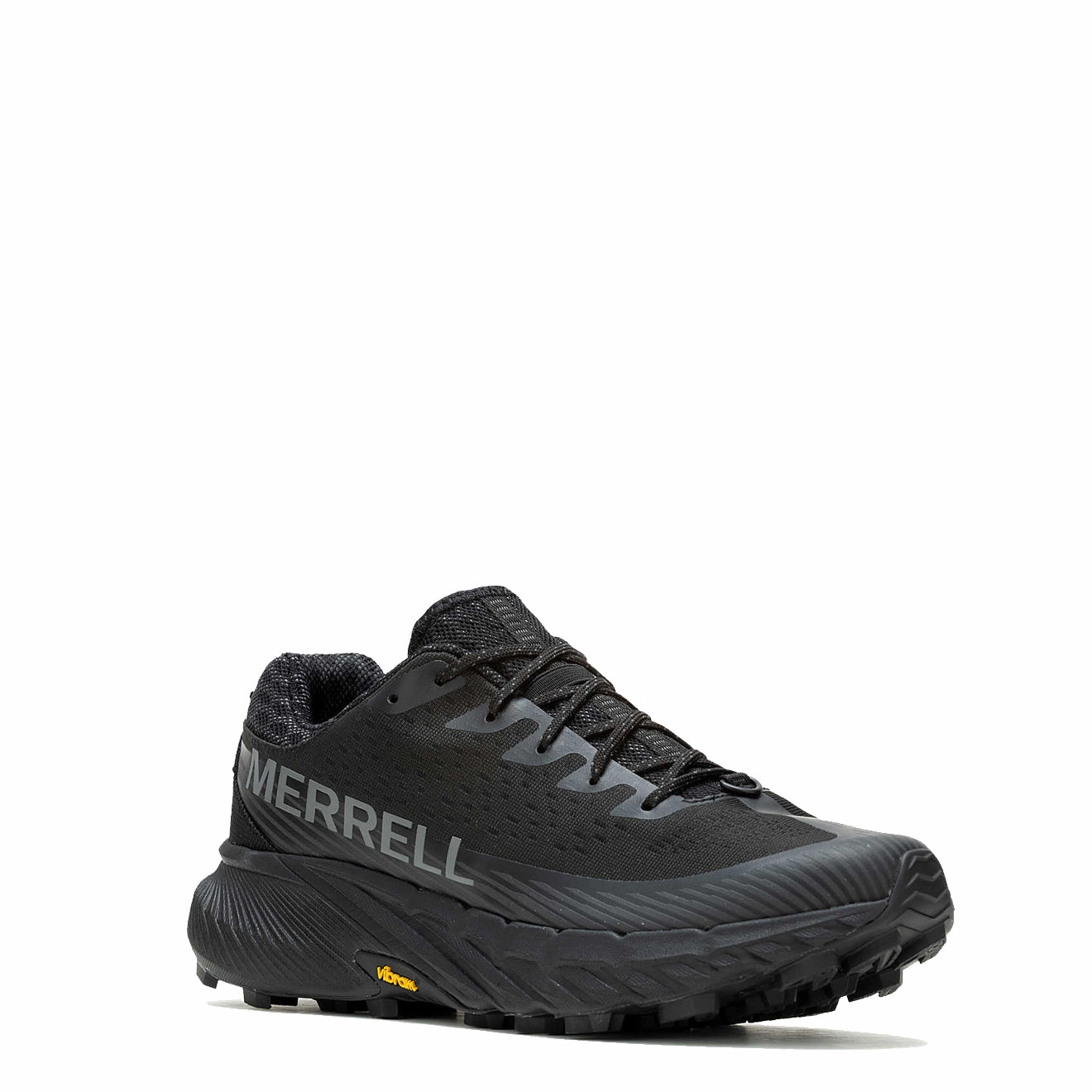 Minimal Footwear Minimalist Shoes Merrell Agility Peak 5 Trainer Black/Black