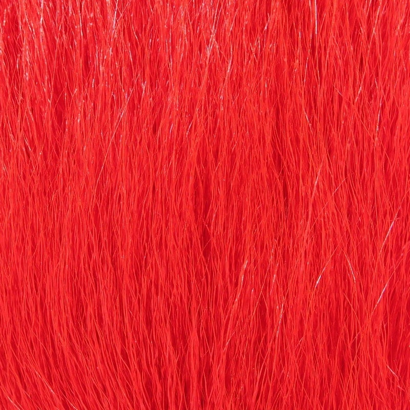 Deer Belly Hair Dyed over White