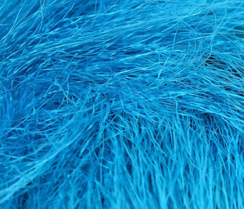 Deer Belly Hair Dyed over White