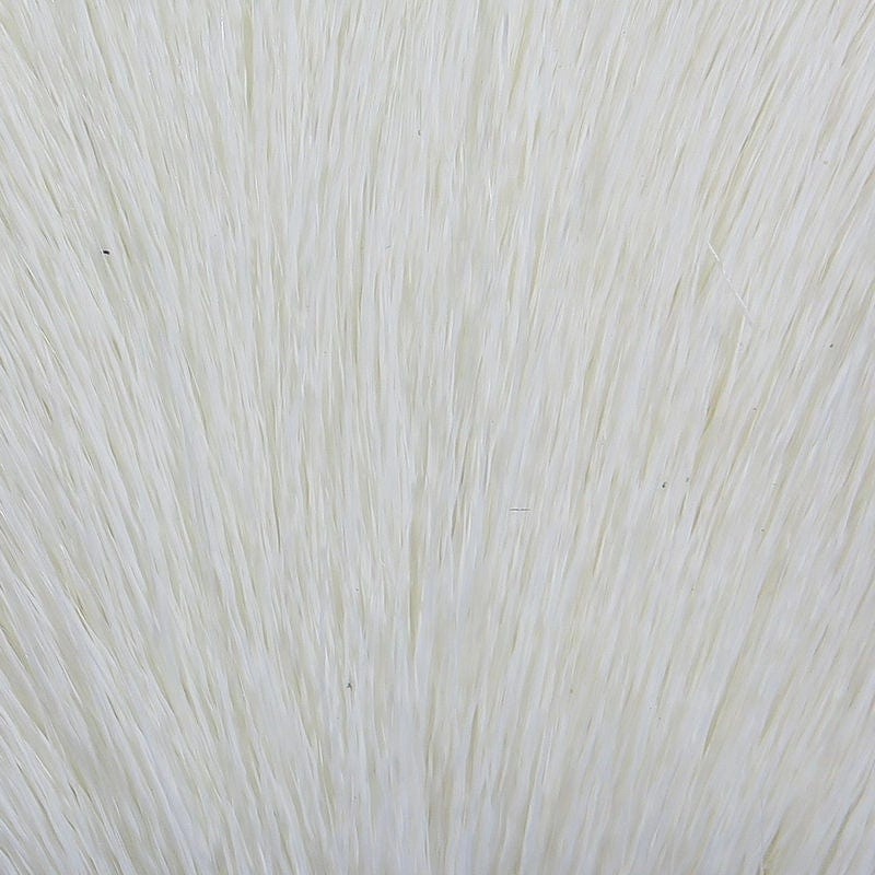 Deer Belly Hair Dyed over White