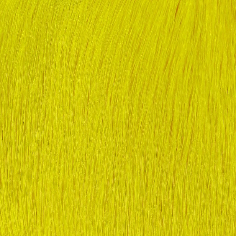 Deer Belly Hair Dyed over White