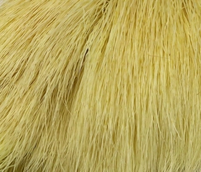 Deer Belly Hair Dyed over White