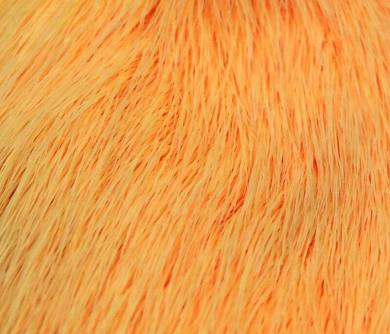 Deer Belly Hair Dyed over White