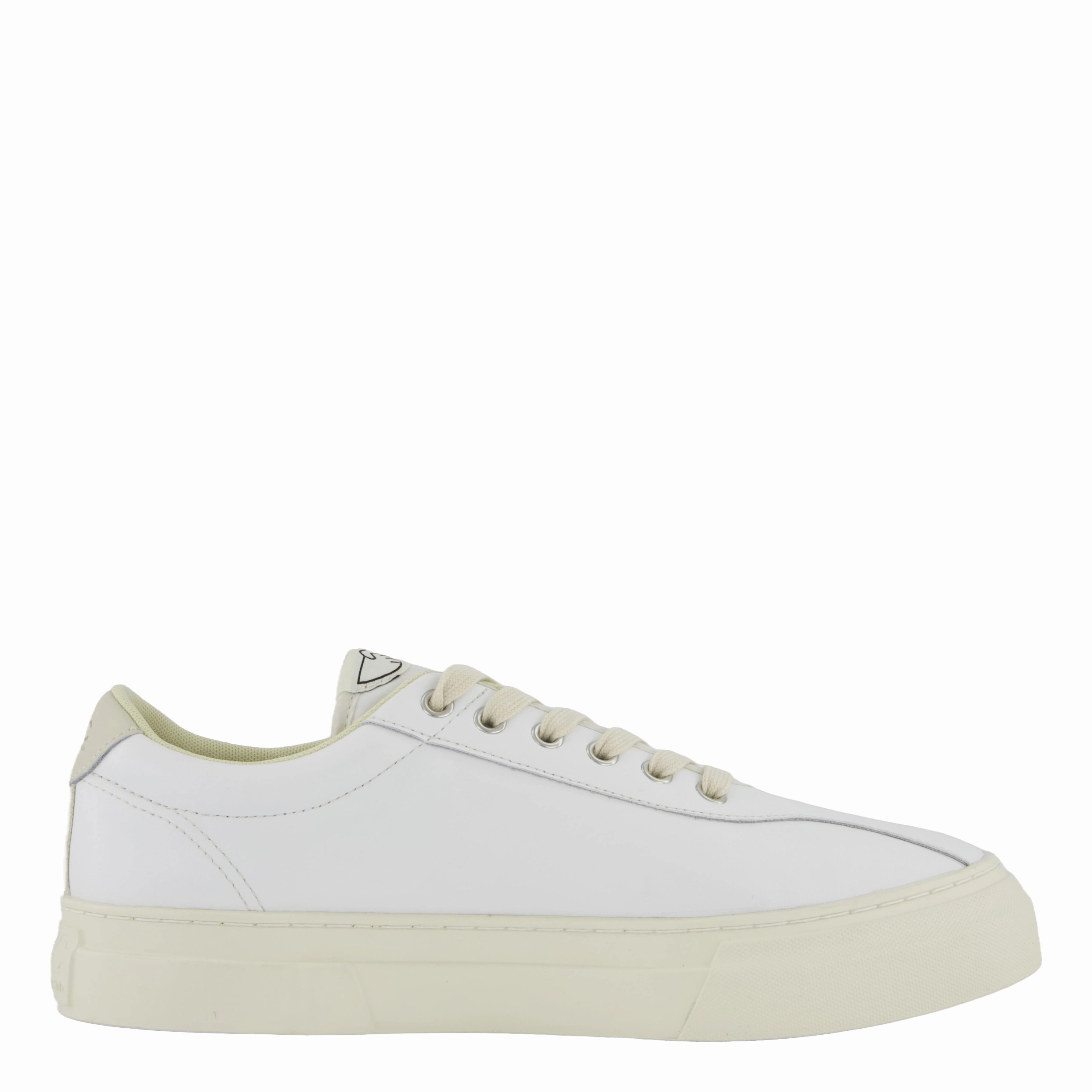 Dellow 02 Cup Leather White Sustainable Shoes