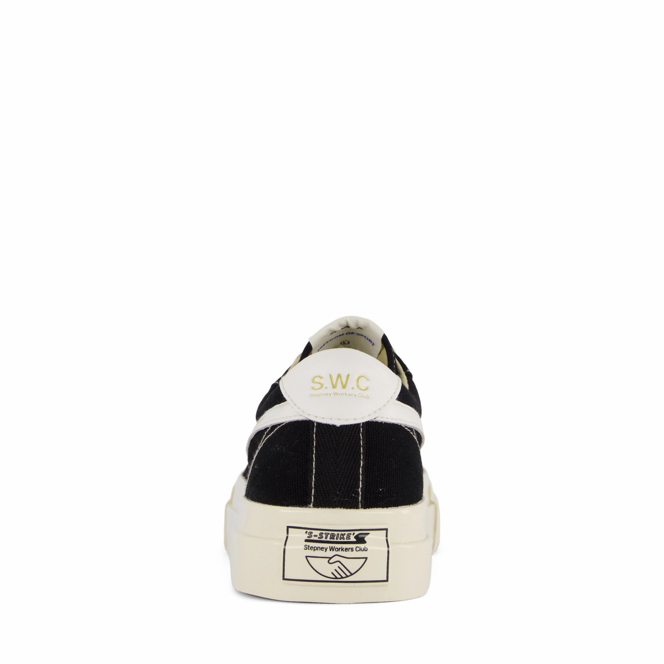 Dellow S-Strike Canvas Blk/Wht Comfortable Footwear Casual Footwear