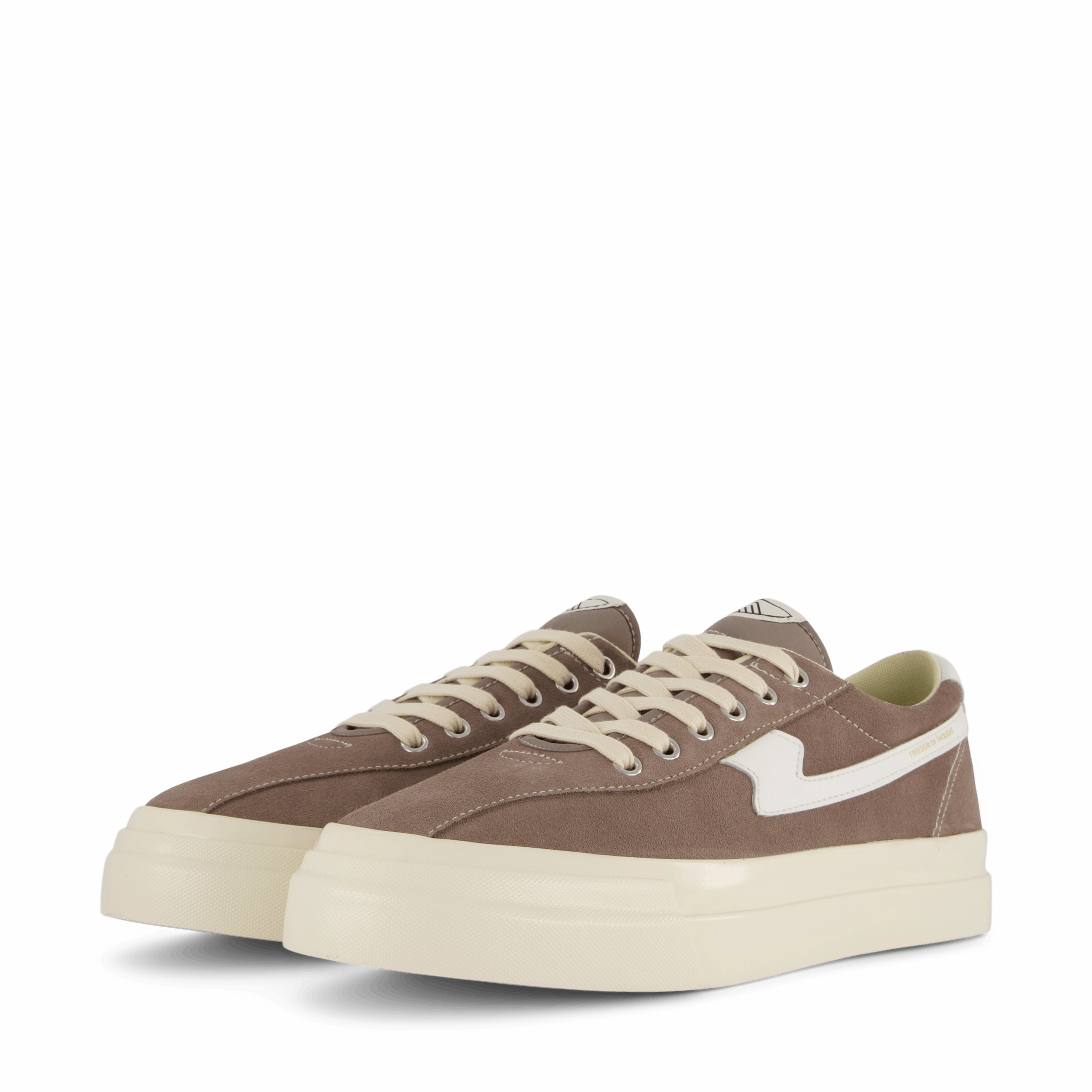 Durable Wide Fit Dellow S-Strike Suede Gry/Wht