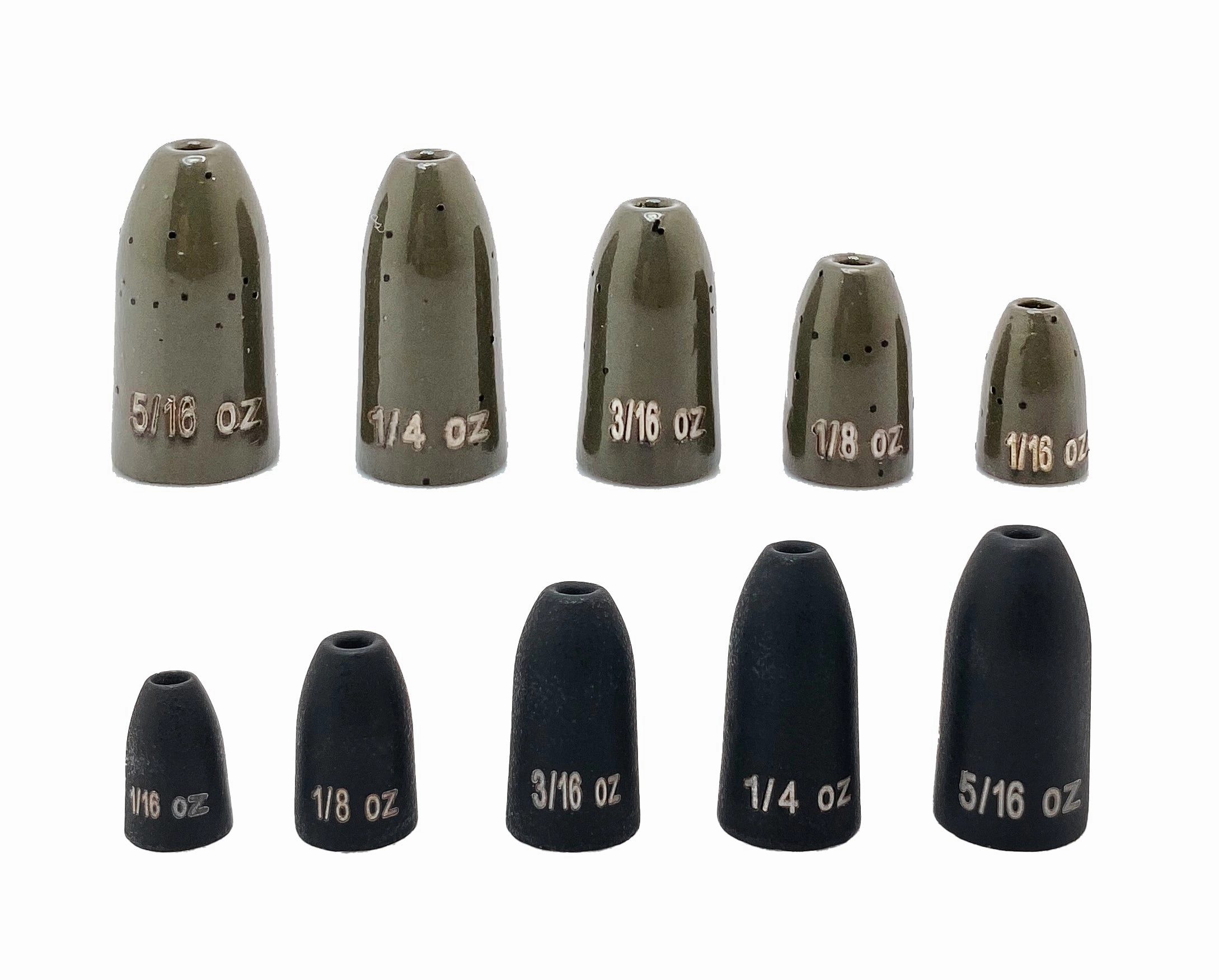 Departure Outdoors Tungsten Worm Weights - 5 Pack