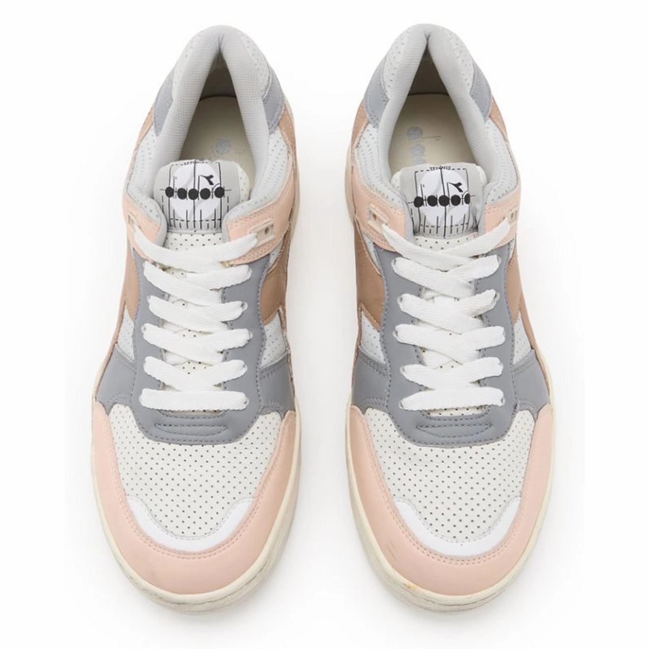 Diadora 560 Apulia Used Italia Trainers Dawn Blue Slip Resistant