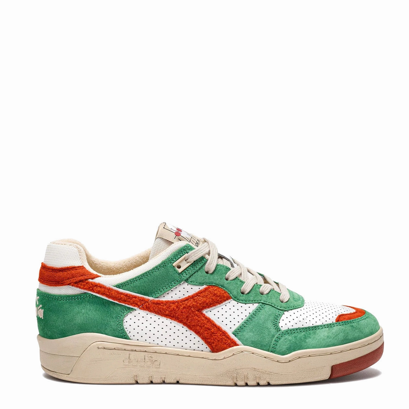 Diadora B.560 Used Rr Italia Trainer Cooked Brown Easy Clean Standing Comfort