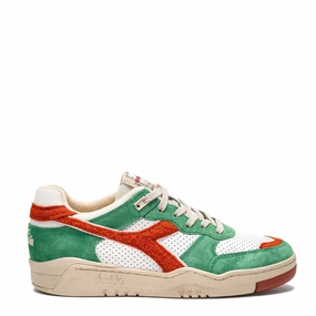 Diadora B.560 Used Rr Italia Trainer Cooked Brown Easy Clean Standing Comfort
