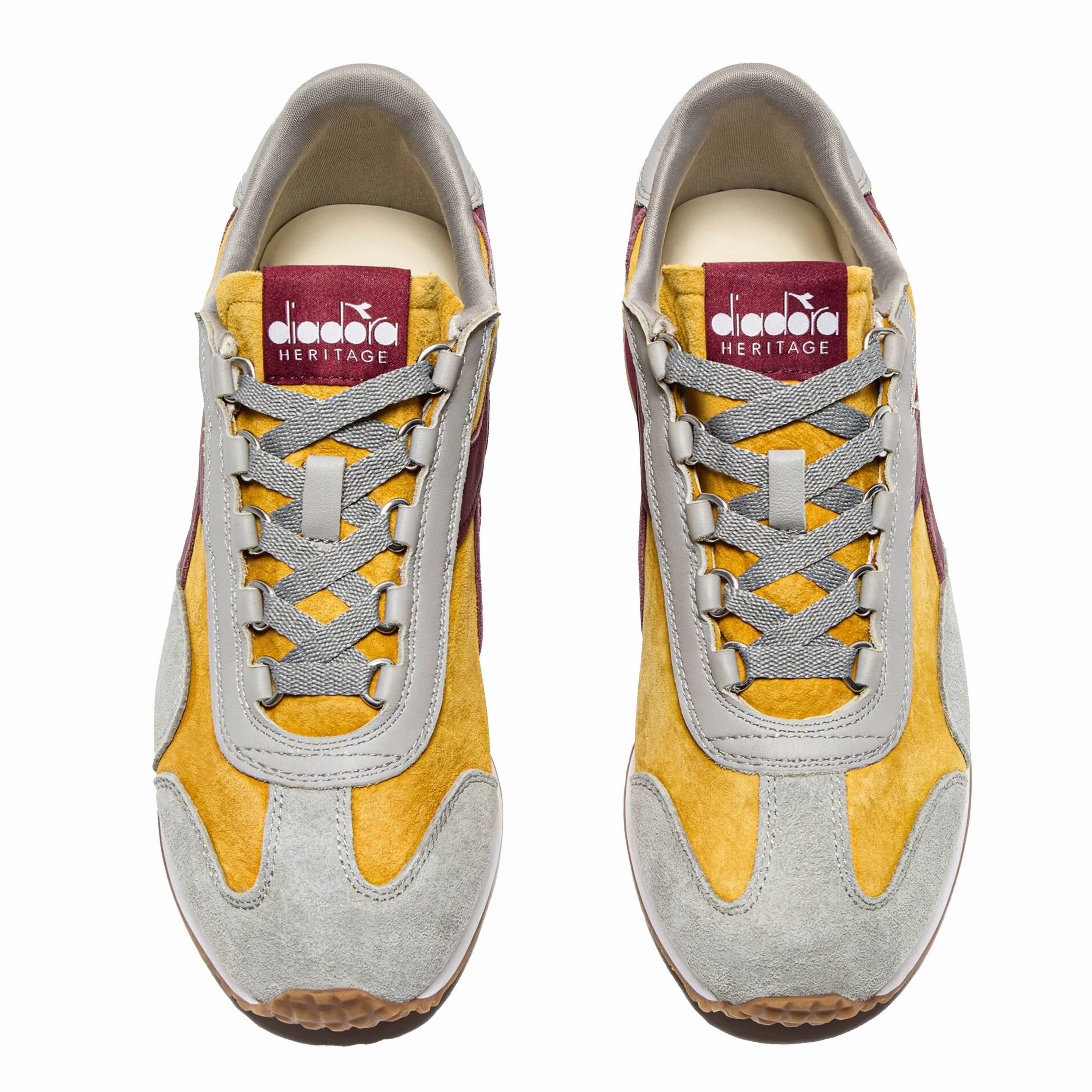 Diadora Equipe 75 Sw Trainer Yellow Freesia Travel Shoes