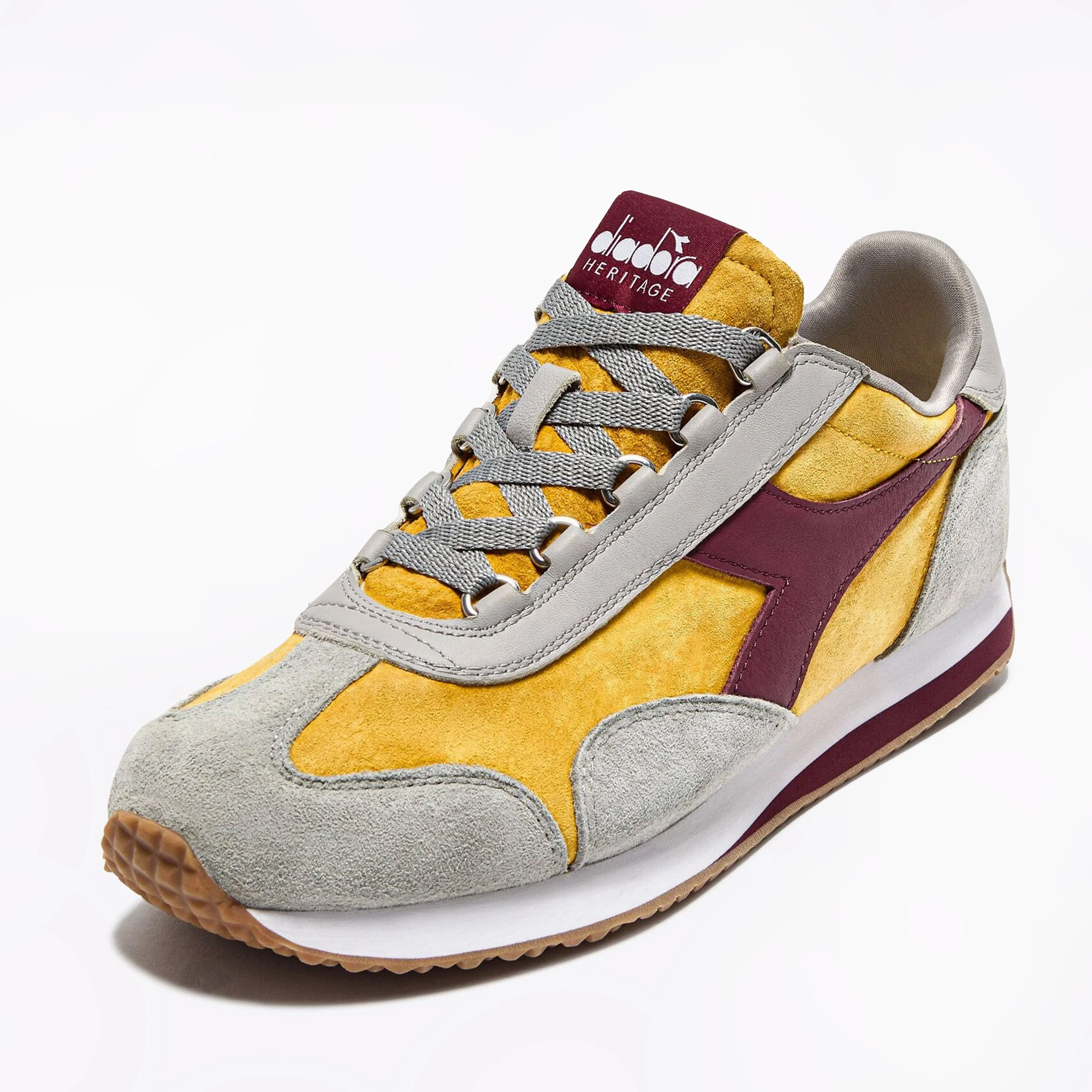 Diadora Equipe 75 Sw Trainer Yellow Freesia Fashion Footwear