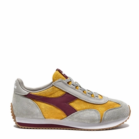 Diadora Equipe 75 Sw Trainer Yellow Freesia Standing Comfort All Day Comfort