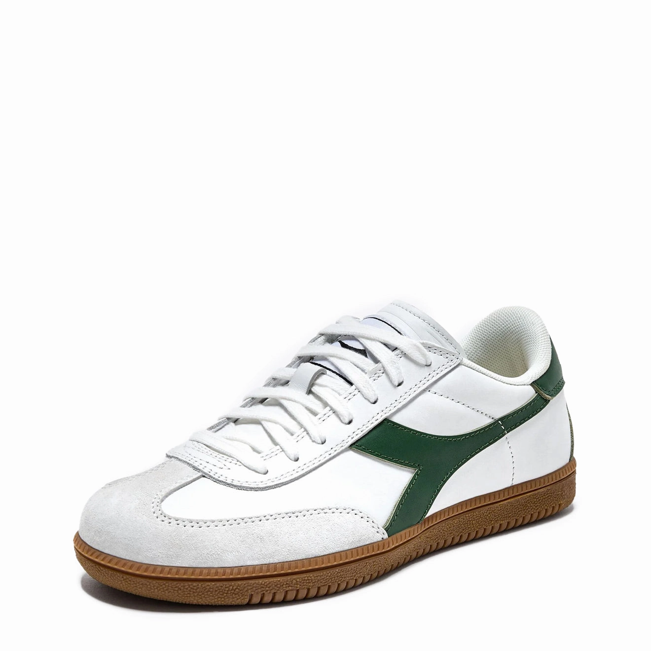 Waterproof Diadora Trainer White / Foliage Green