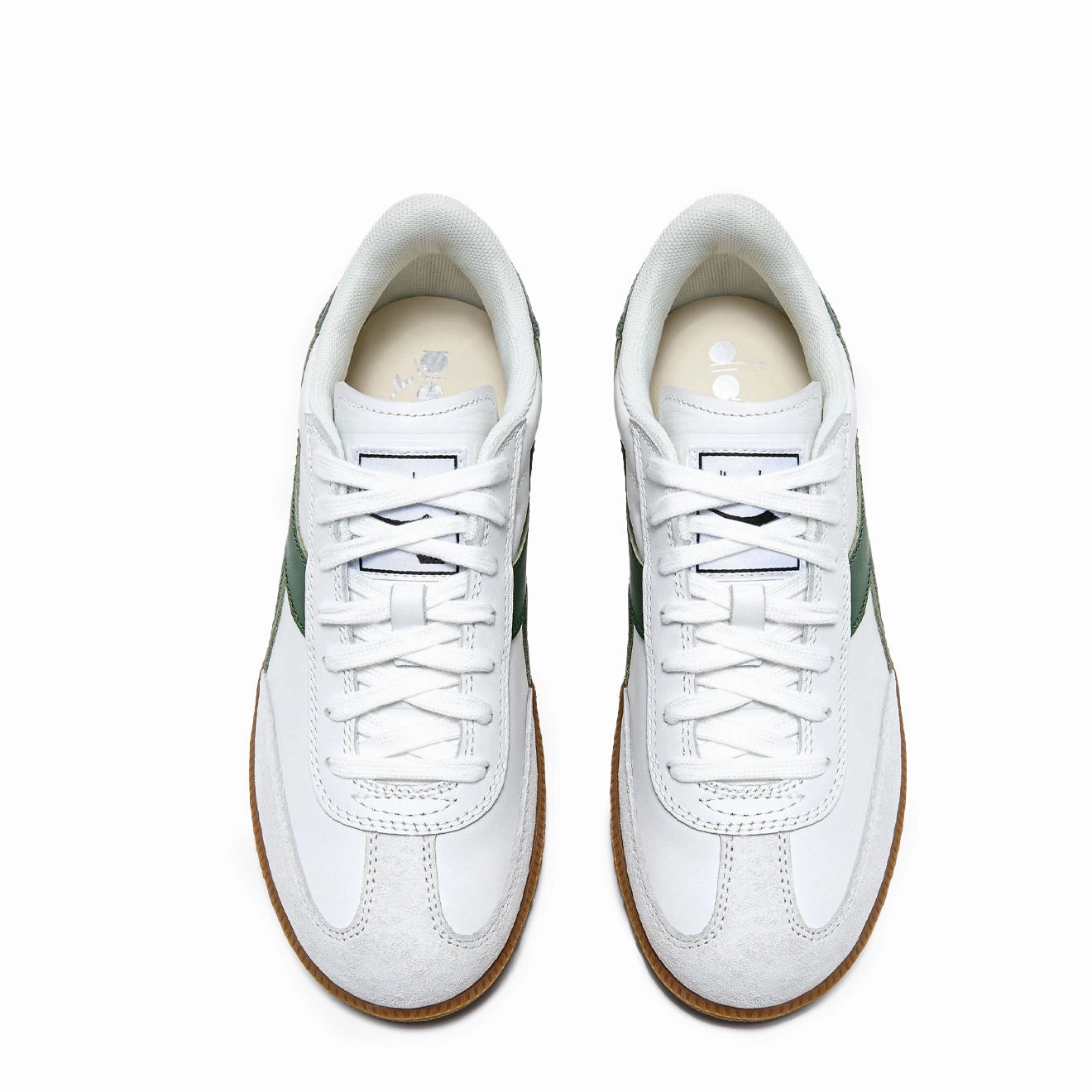Durable Relaxed Fit Footwear Diadora Trainer White / Foliage Green
