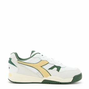 Travel Shoes Lightweight Shoes Diadora Winner Sl Trainers White / Greener Pastures