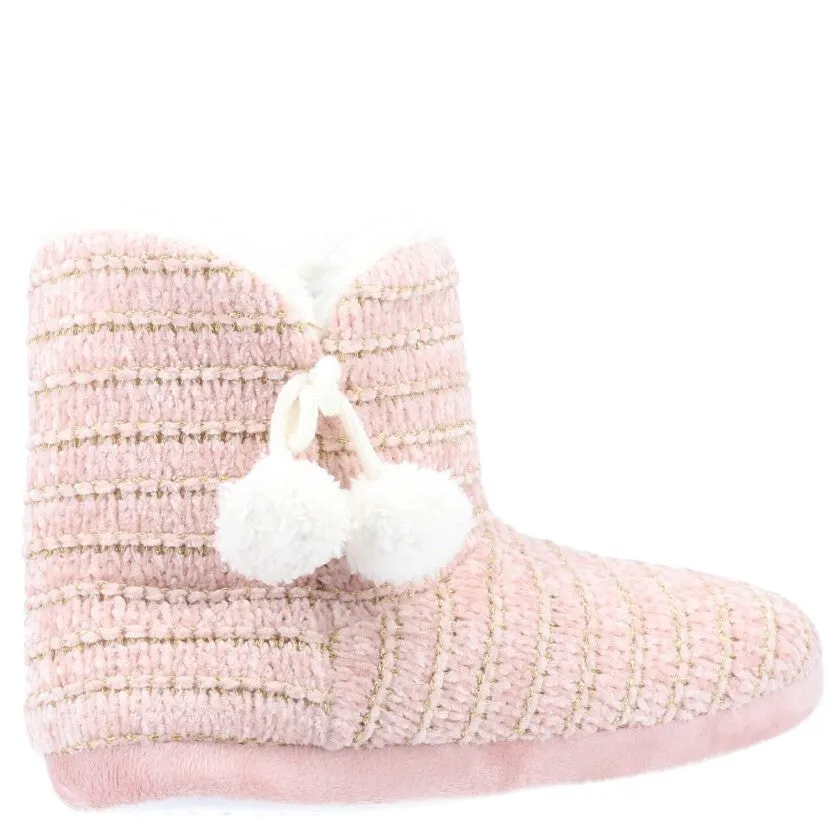Grippy Soles Fashion Sneakers Divaz Saturn Knitted Bootie Slipper