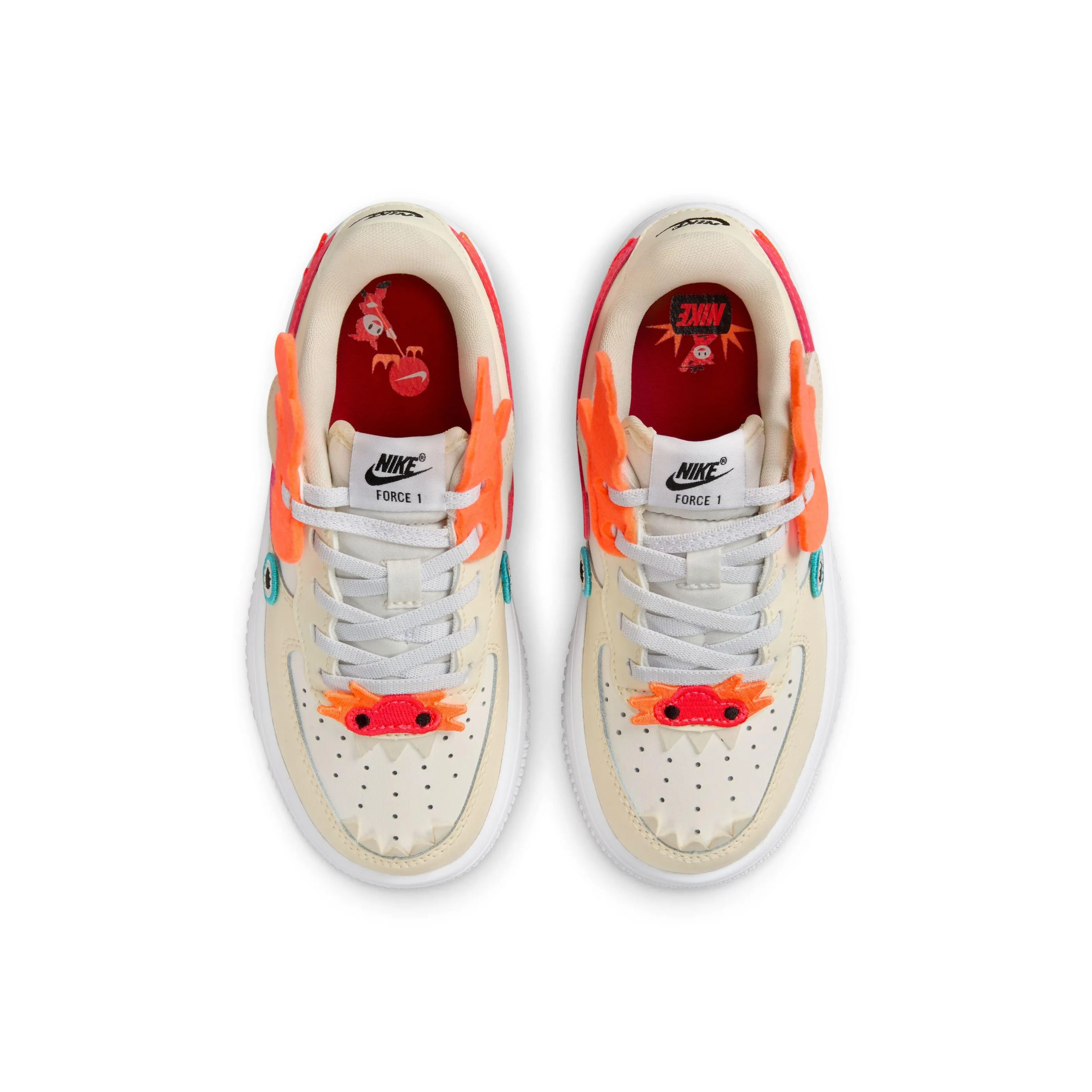 Kids Force 1 Low Lv8 Easyon 'Year Of The Dragon' Moisture Wicking