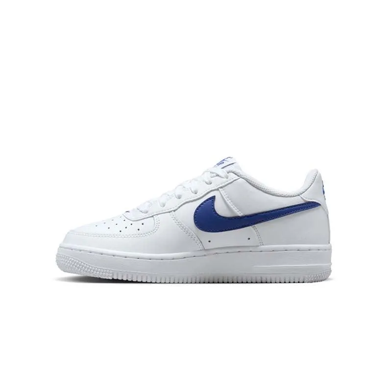 Kid'S Air Force 1 'White Hyper Royal' Fashion Sneakers Chic Footwear