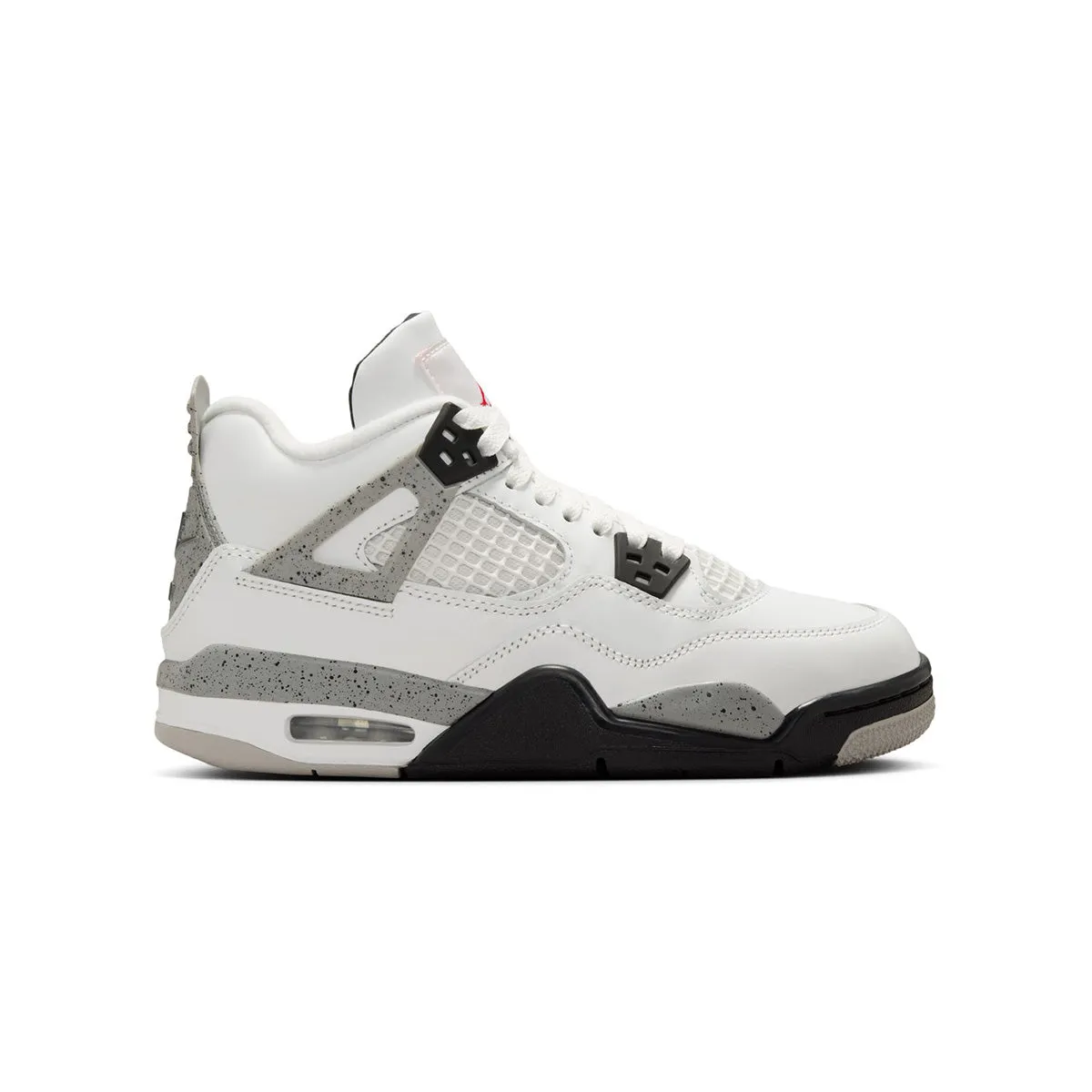 Wide Fit Relaxed Fit Footwear Kids Air Jordan 4 Retro 'White Cement'