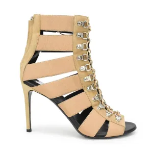 Balmain Strappy Heels - Women'S 39 Non Slip