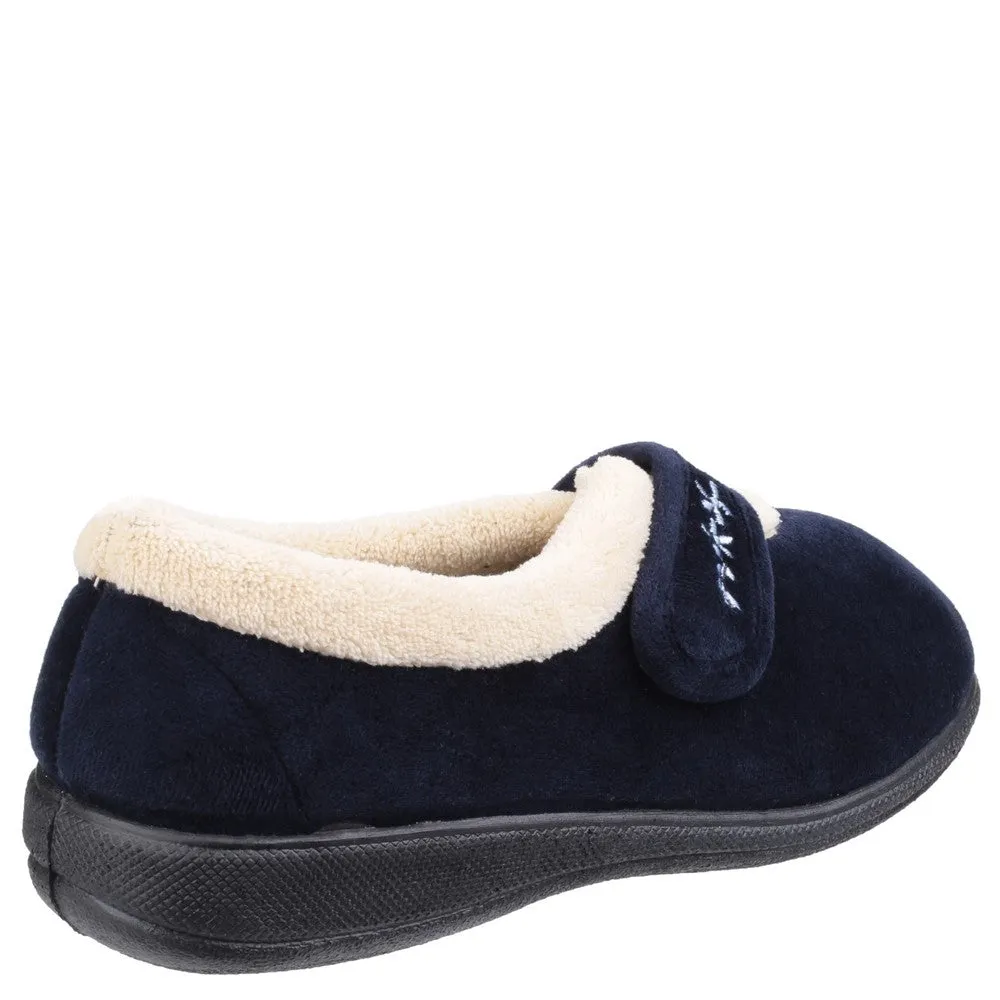 Fleet & Foster Capa Touch Fastening Memory Foam Slipper Walking Shoes Daylong Comfort